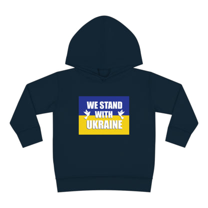 “We Stand With Ukraine” Toddler Hoodie