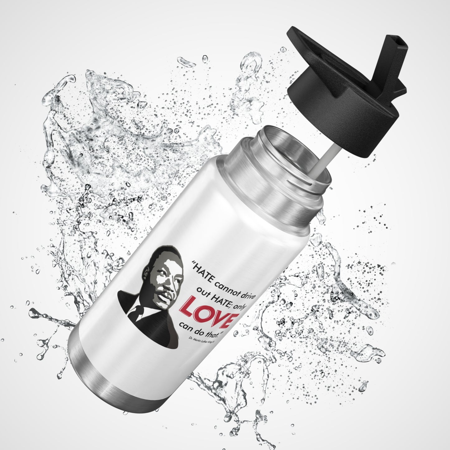 “MLK Love” 32 oz. Tumbler/Water Bottle
