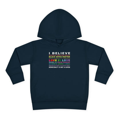 “I / We Believe 2024” Toddler Hoodie