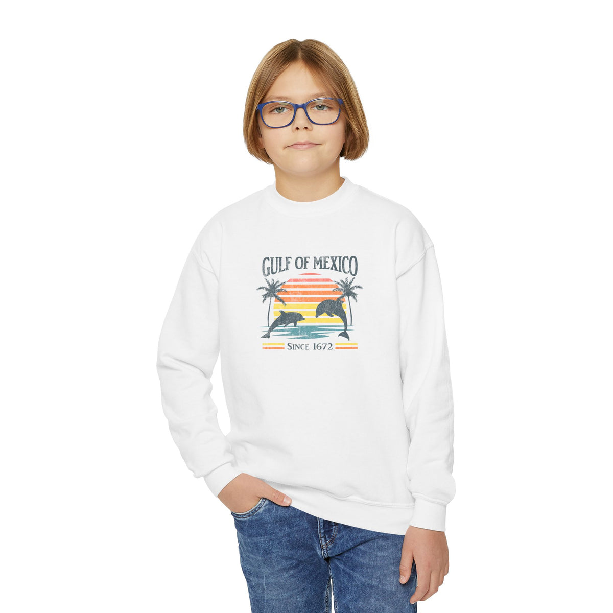 "Gulf of Mexico - Since 1672" Youth Sweatshirt