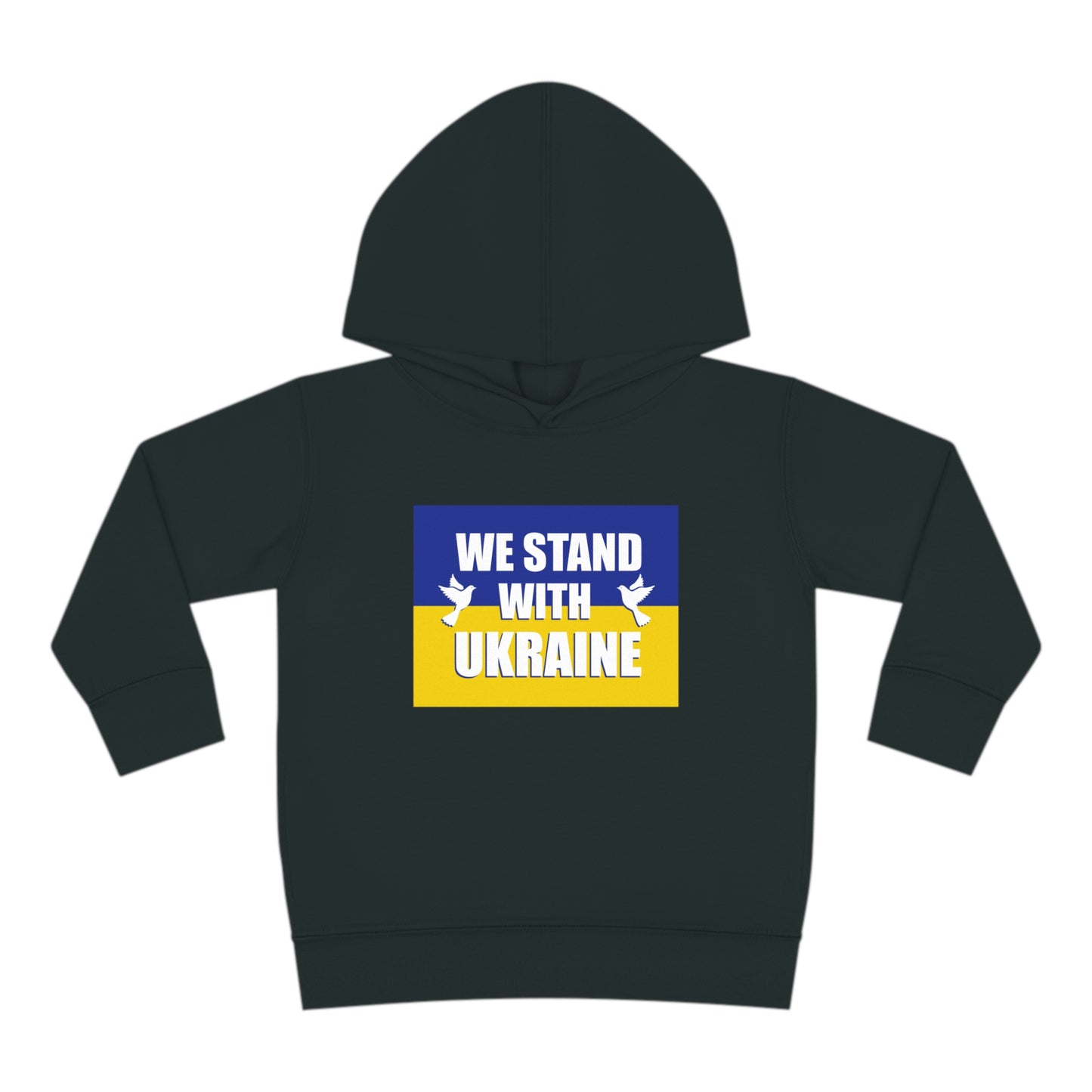 “We Stand With Ukraine” Toddler Hoodie