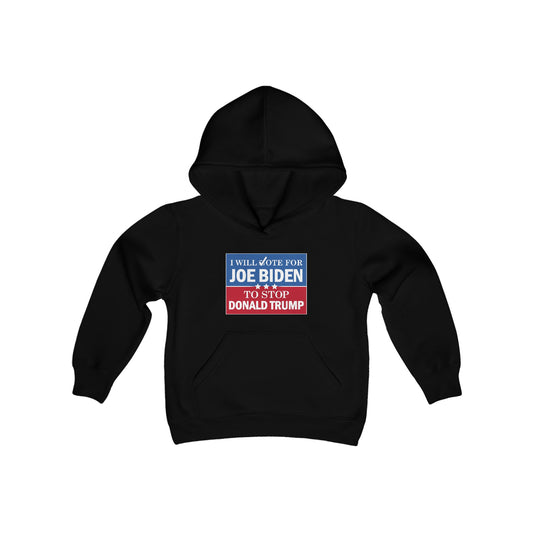 “I Will Vote For” Youth Hoodie