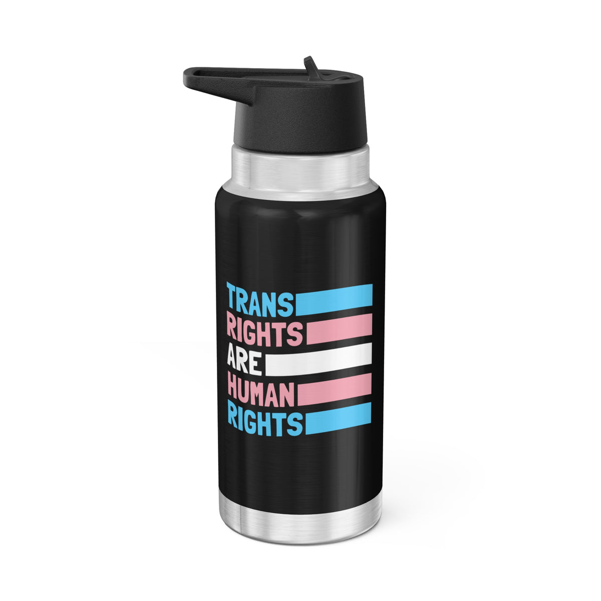 "Trans Rights Are Human Rights" 32 oz. Tumbler/Water Bottle