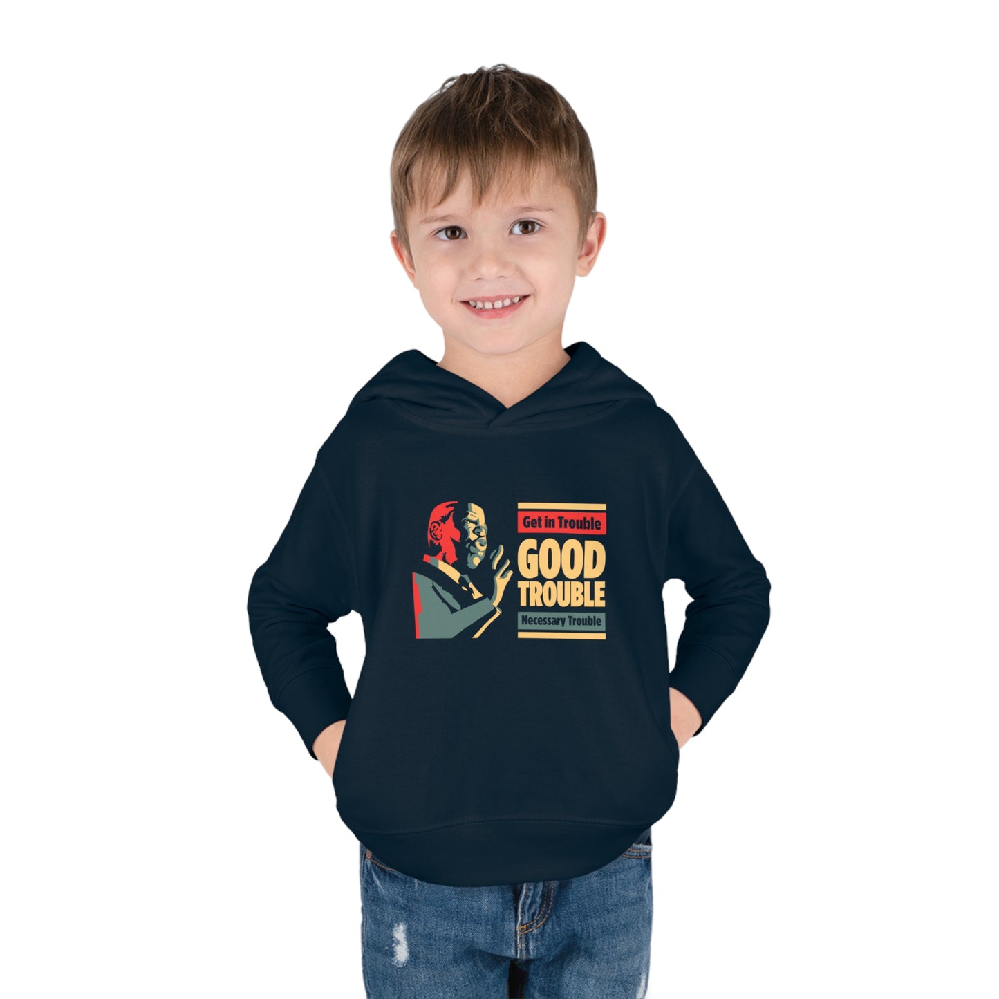 “John Lewis: Good Trouble” Toddler Hoodie