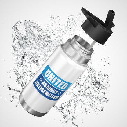 “United Against Antisemitism” 32 oz. Tumbler/Water Bottle