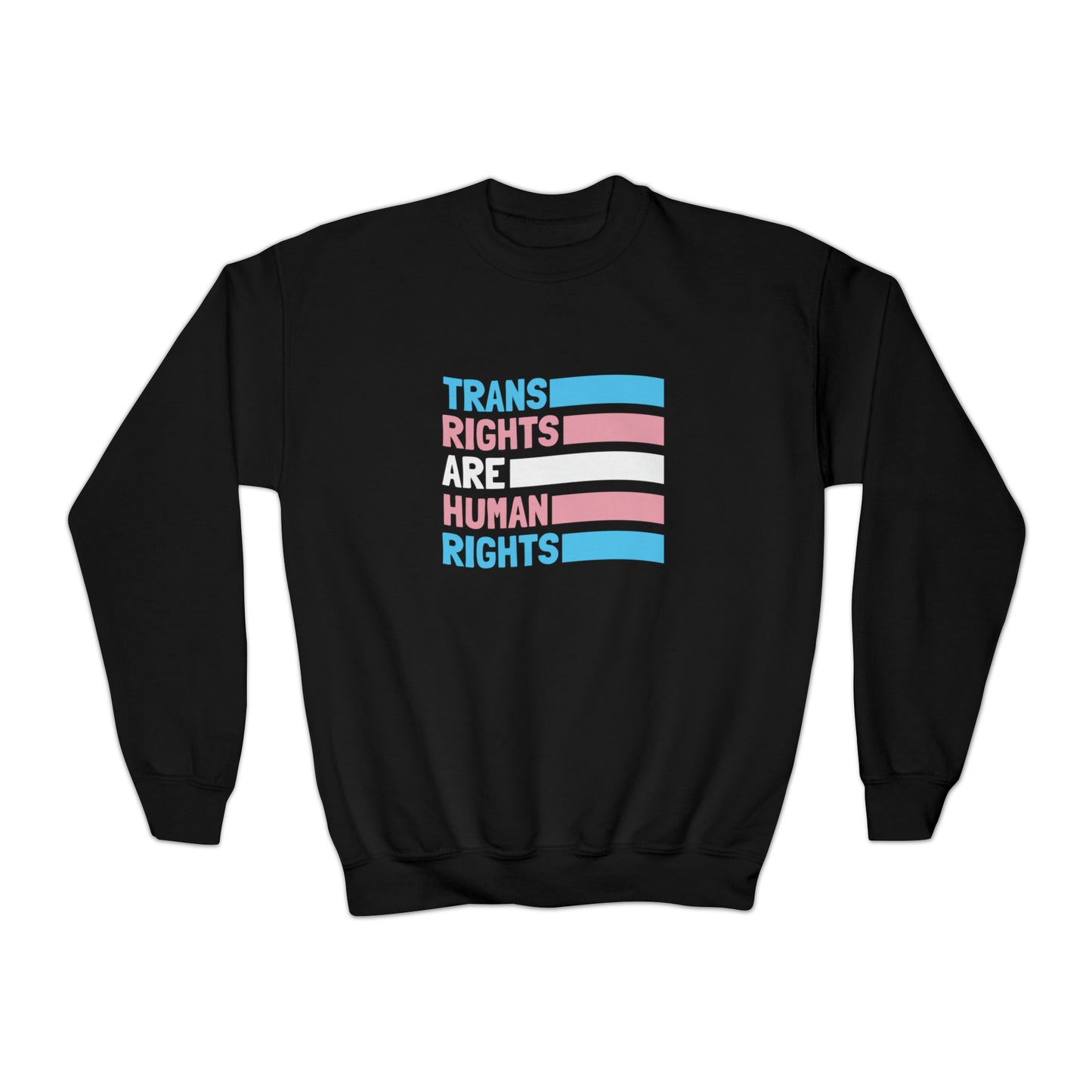 “Trans Rights Are Human Rights” Youth Sweatshirt