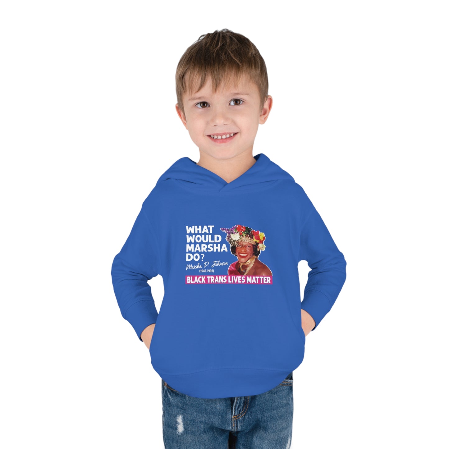 “What Would Marsha Do?” Toddler Hoodie