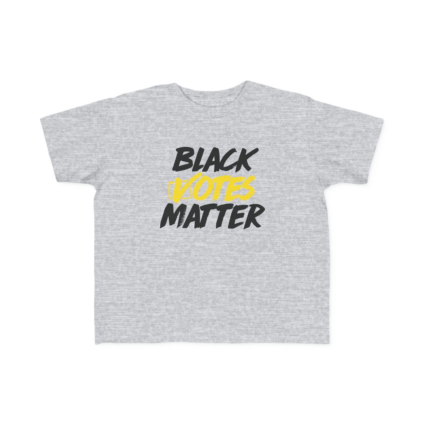 “Black Votes Matter (white text)” Toddler's Tee