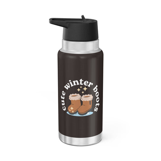 “Cute Winter Boots” 32 oz. Tumbler/Water Bottle