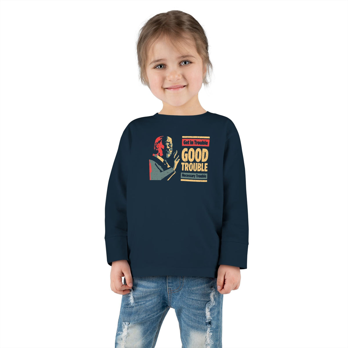 "John Lewis: Good Trouble" Kids T-Shirt