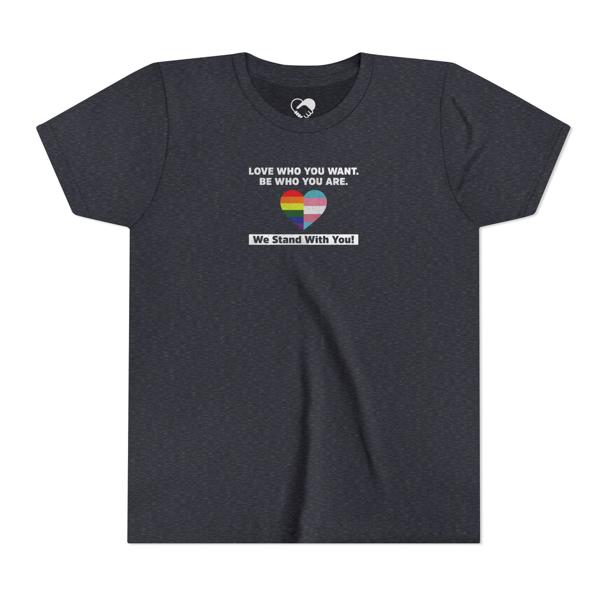"Love Who You Want" Kids T-Shirt