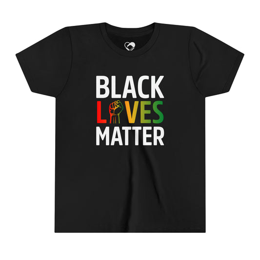 “Black Lives Matter – Unity Fist (Pan-Africa)” Youth T-Shirt