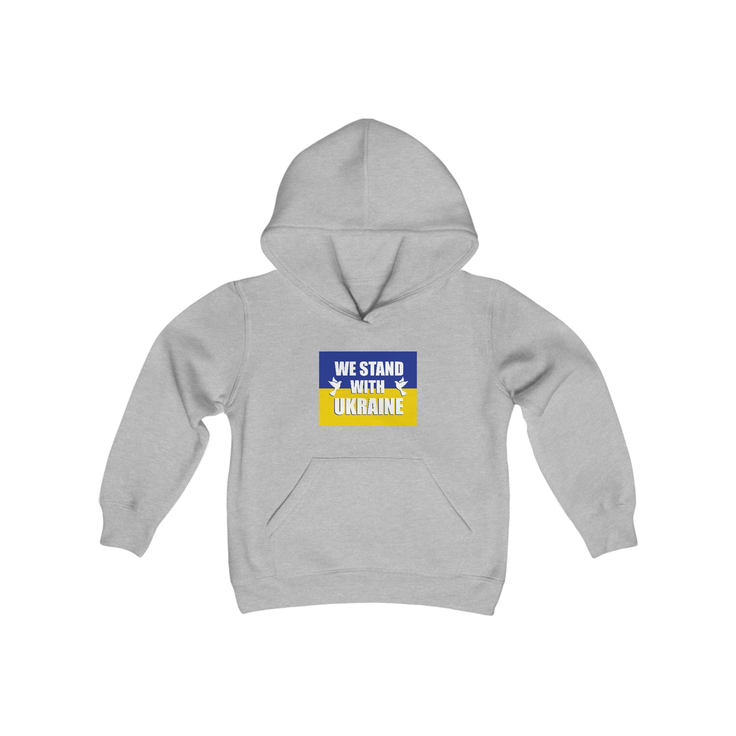 “We Stand With Ukraine” Youth Hoodie