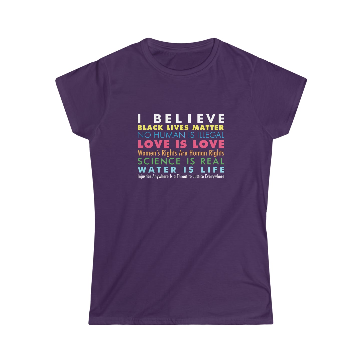 “I / We Believe” Women’s T-Shirts