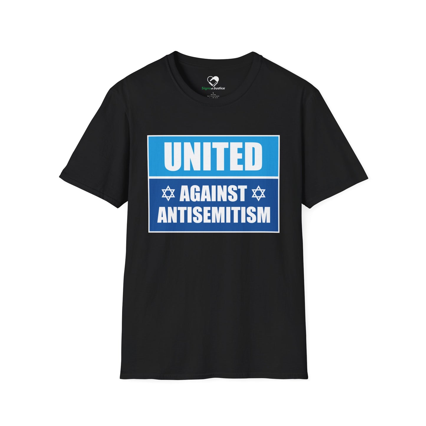 “United Against Antisemitism” Unisex T-Shirt