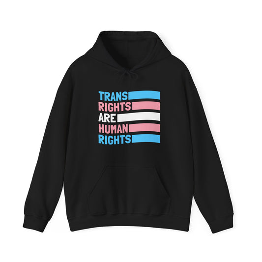 “Trans Rights Are Human Rights” Unisex Hoodie