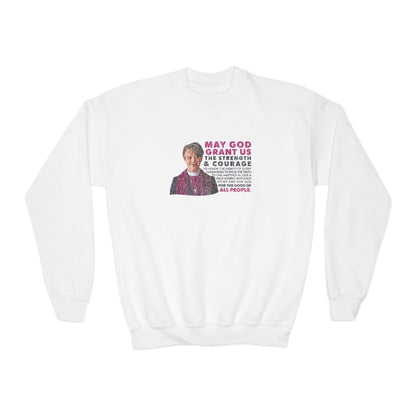 "Mariann Budde Bishop" Youth Sweatshirt