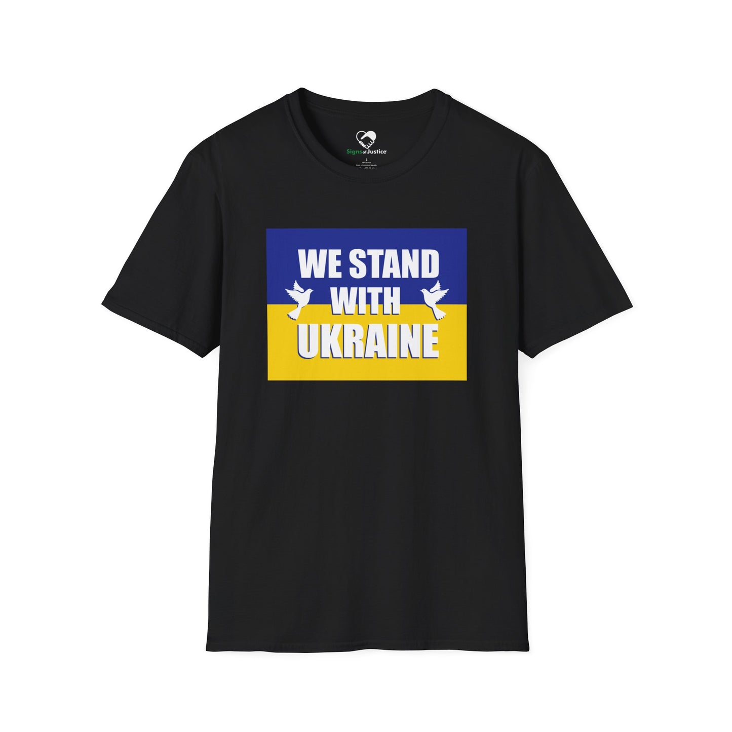 “We Stand With Ukraine” Unisex T-Shirt