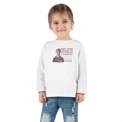 "Mariann Budde Bishop" Toddler Long Sleeve Tee