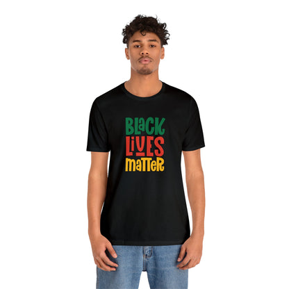 “Black Lives Matter – Solidarity (Pan-Africa 2)” Unisex T-Shirt (Bella+Canvas)