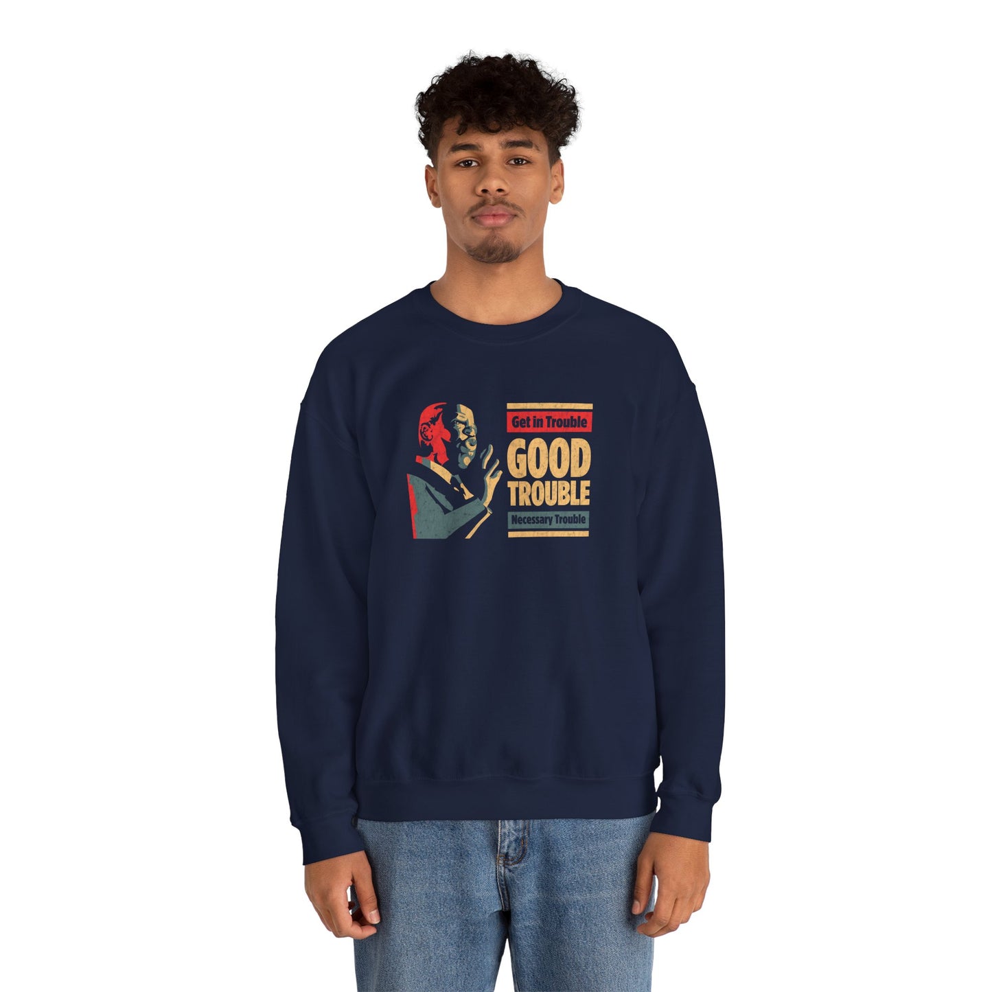 “John Lewis: Good Trouble” Unisex Sweatshirt