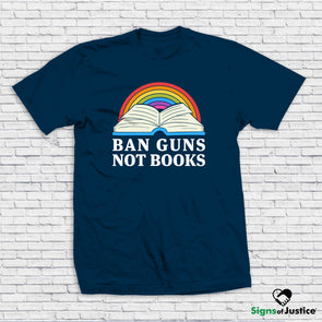 Ban Guns Not Books Unisex T-Shirt