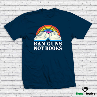 Ban Guns Not Books Unisex T-Shirt