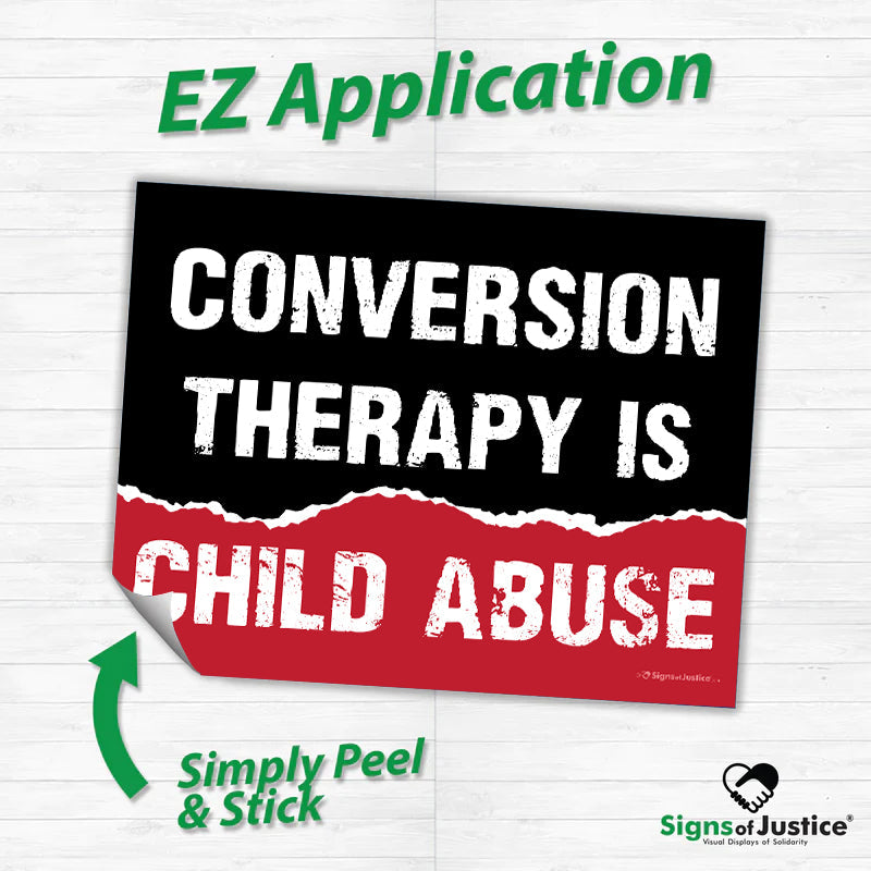 Conversion Therapy Bumper Stickers
