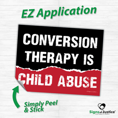 Conversion Therapy Bumper Stickers