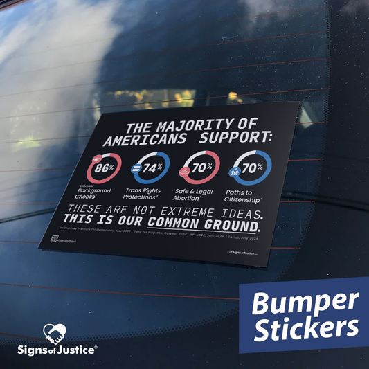 "The Majority Project" Bumper Stickers
