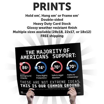"The Majority Project" Cardstock Print