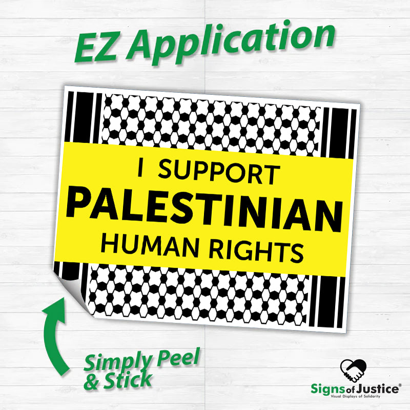 "I Support Palestinian Human Rights" Bumper Stickers