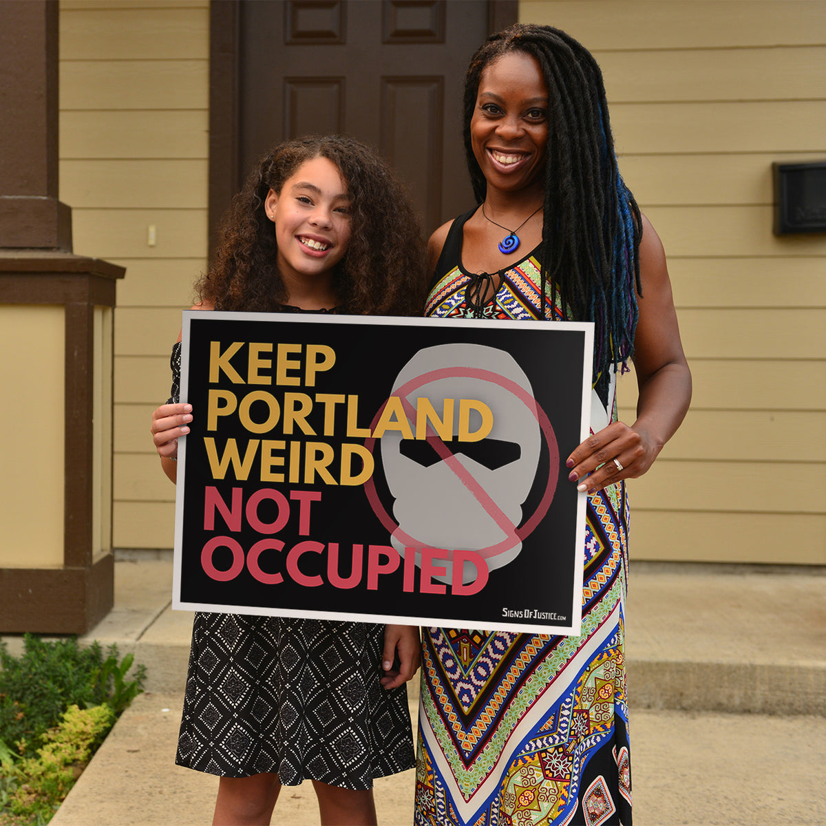 "Keep Portland Weird" Yard Sign