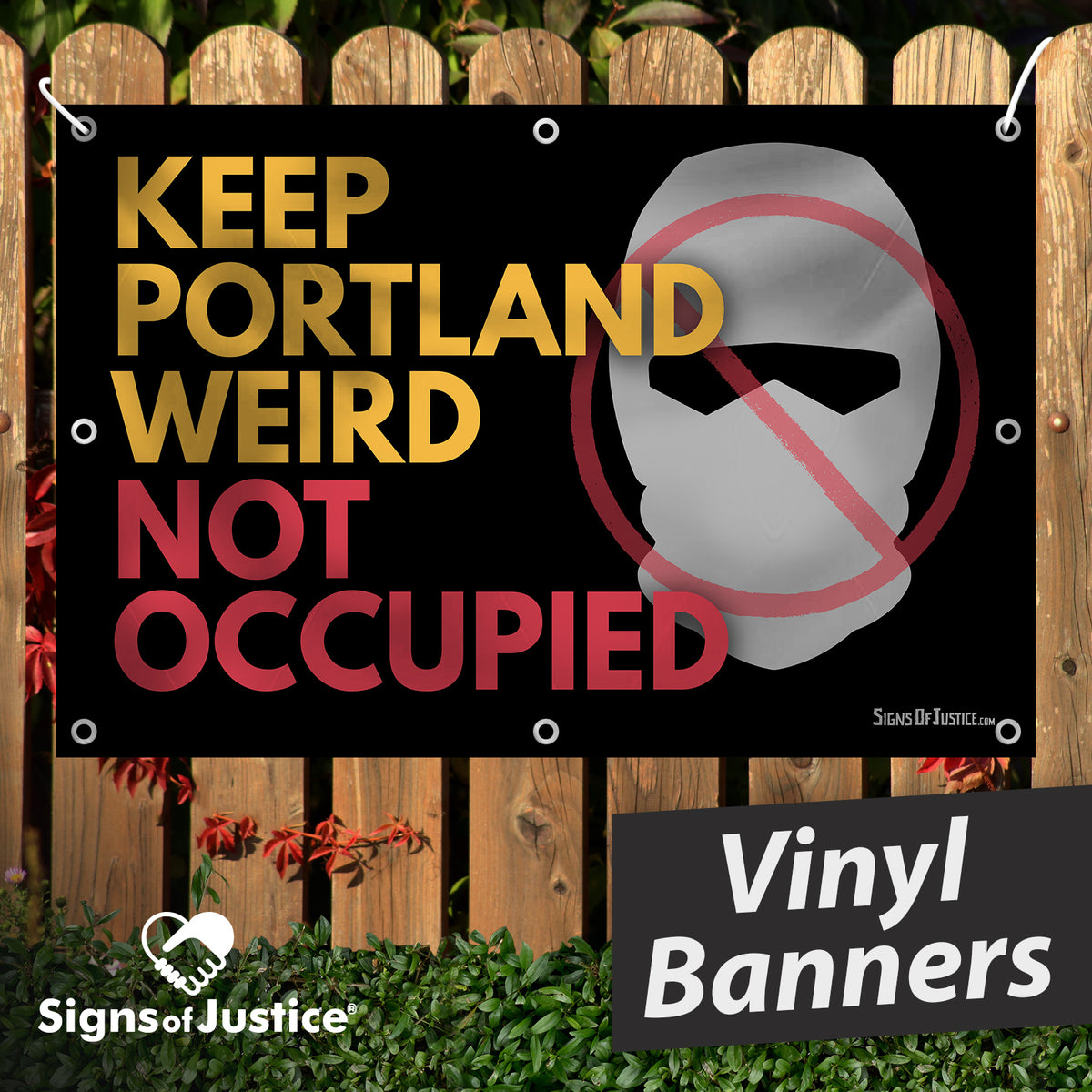 "Keep Portland Weird" Vinyl Banner