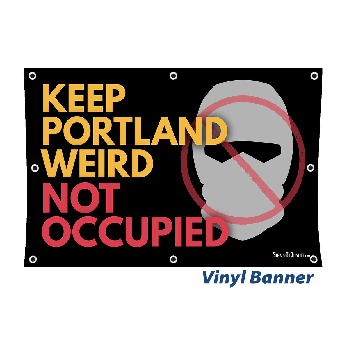 "Keep Portland Weird" Vinyl Banner