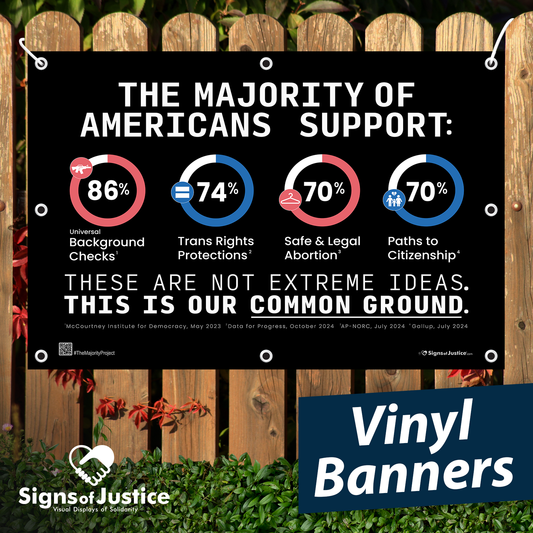 "The Majority Project" Vinyl Banner