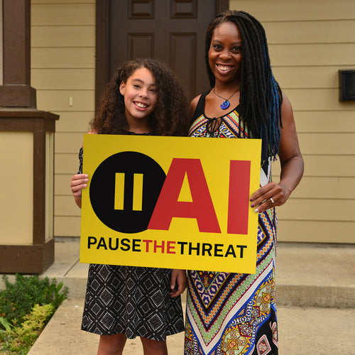 "Pause the Threat" Yard Sign
