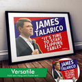 "James Talarico 'flipping tables'" Art Print or Protest Sign Pack