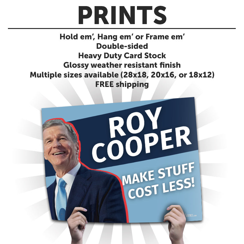 "Roy Cooper MSCL" Art Print or Protest Sign Pack