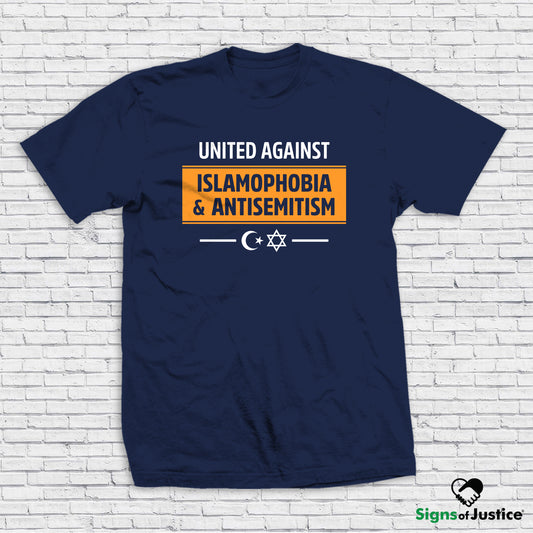 United Against Islamophobia & Antisemitism Unisex T-shirt
