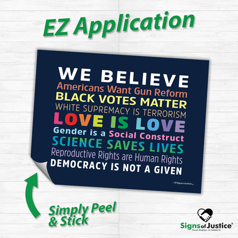 "We Believe 2.0" Bumper Stickers