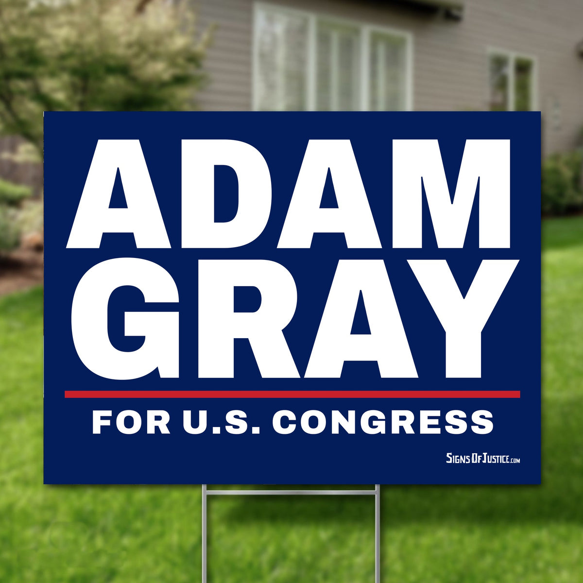 Adam Gray 24"x18" yard sign