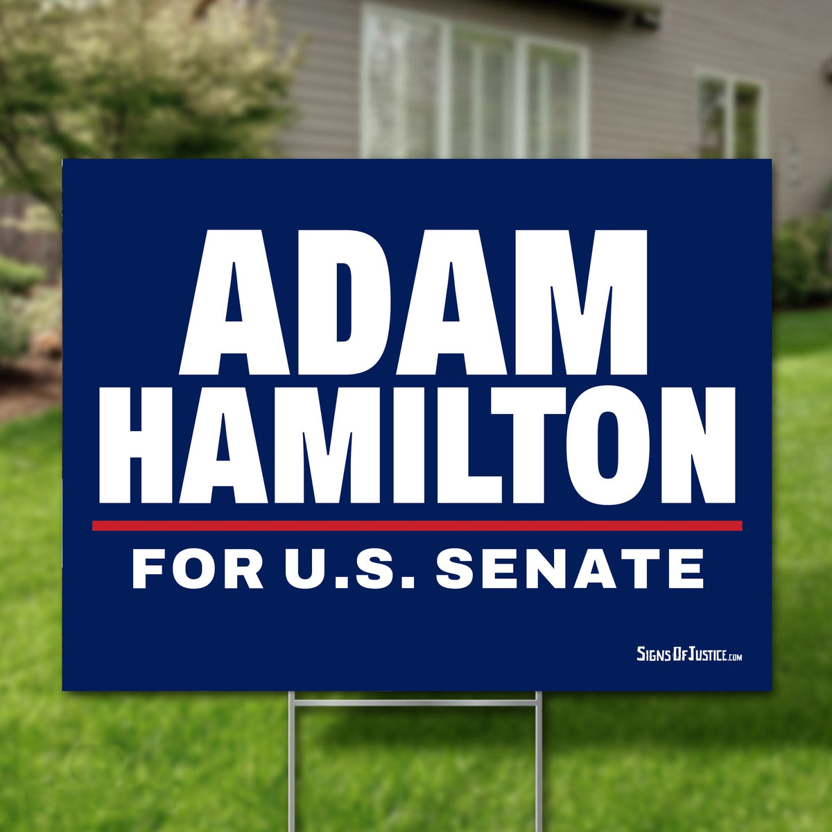 Adam Hamilton 24"x18" yard sign
