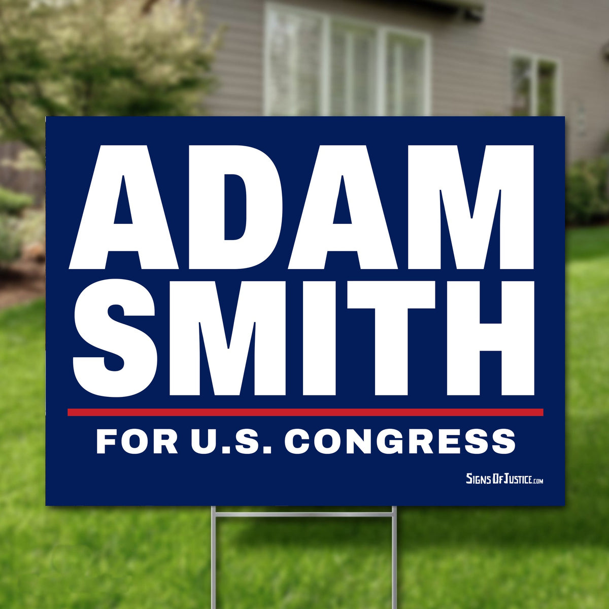 Adam Smith 24"x18" yard sign