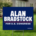 Alan Bradstock 24"x18" yard sign