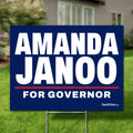 Amanda Janoo 24"x18" yard sign
