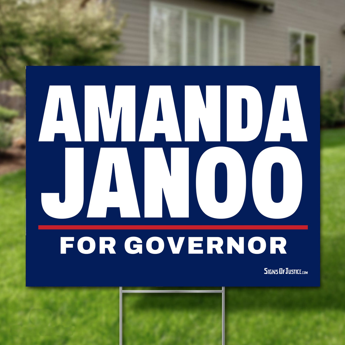 Amanda Janoo 24"x18" yard sign
