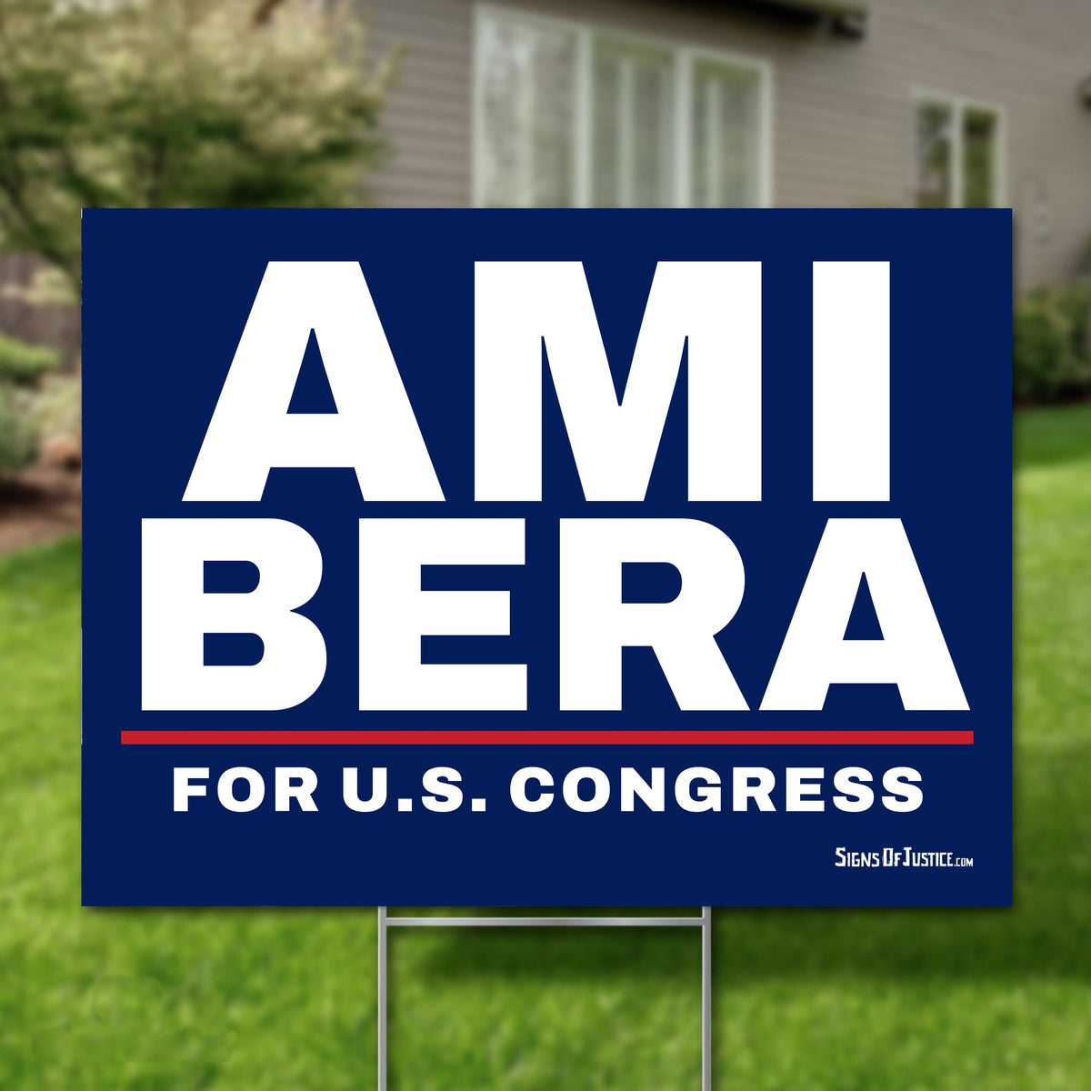 Ami Bera 24"x18" yard sign