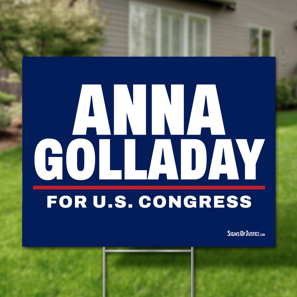Anna Golladay 24"x18" yard sign