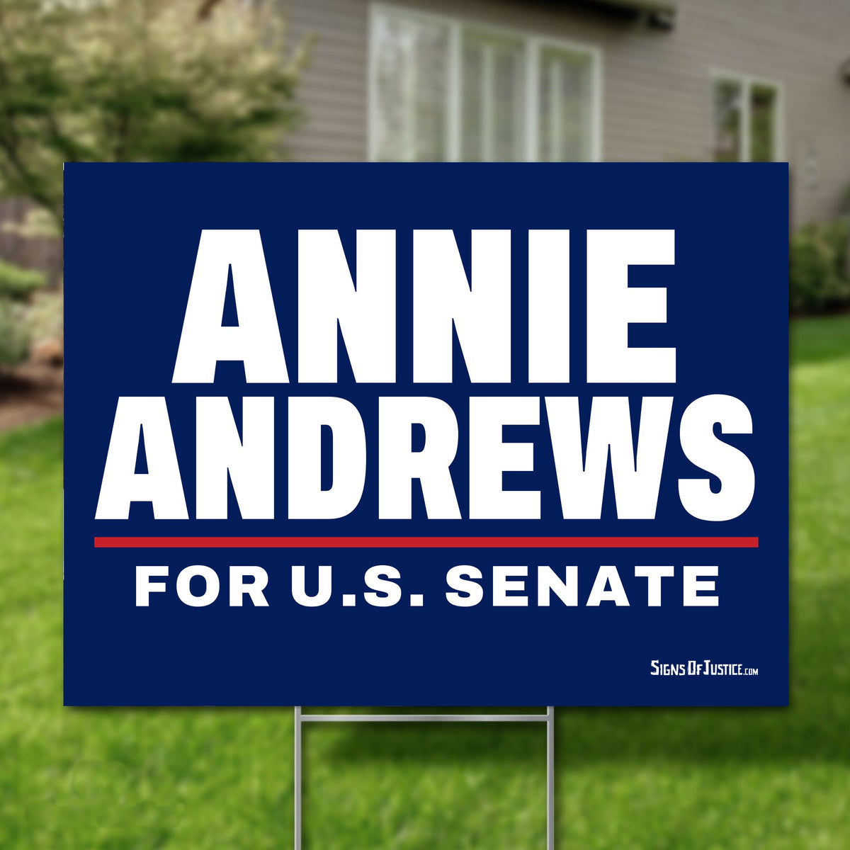 Annie Andrews 24"x18" yard sign